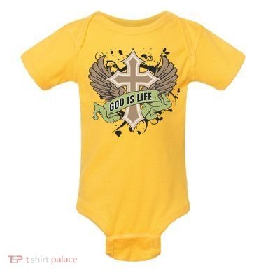 God is Life Baby Bodysuit