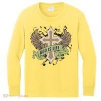 God is Life Kids Long Sleeve Shirt thumb 0