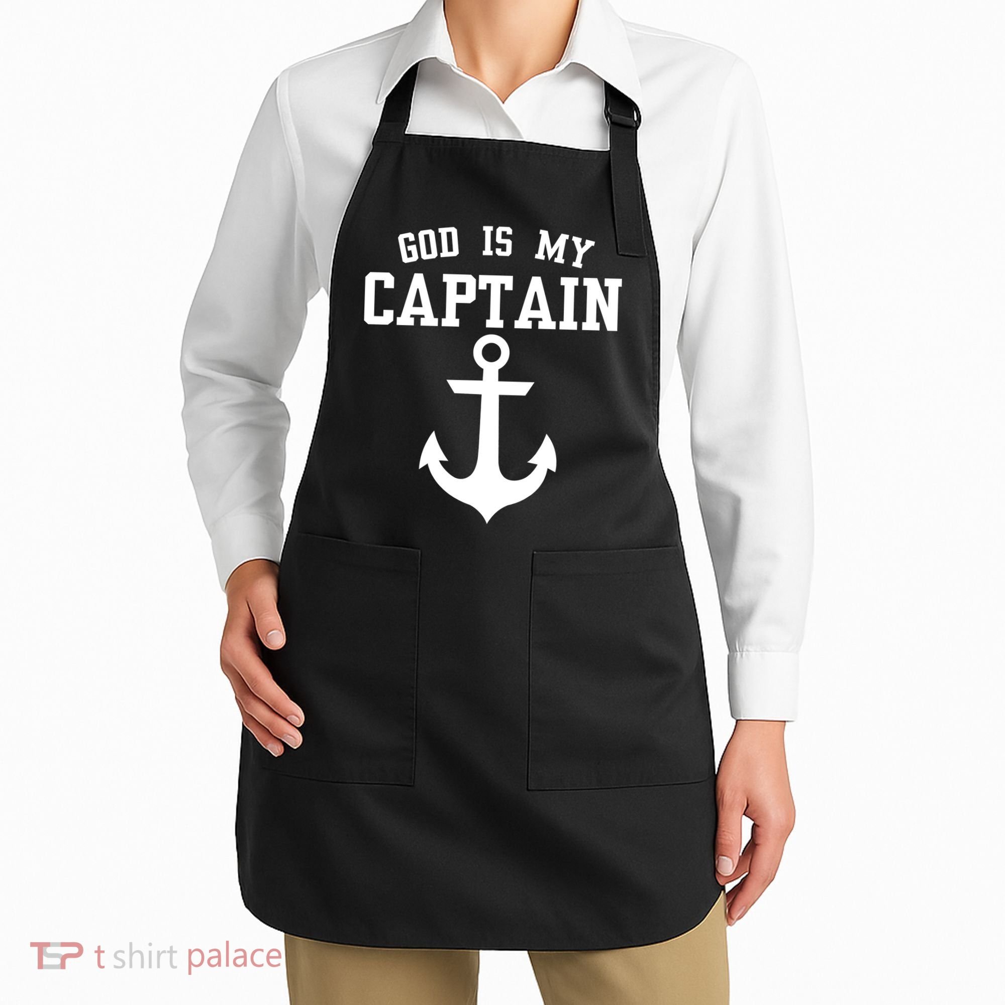 God Is My Captain Apron