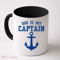 God Is My Captain Coffee Mug thumb 0