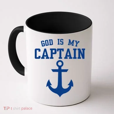 God Is My Captain Coffee Mug