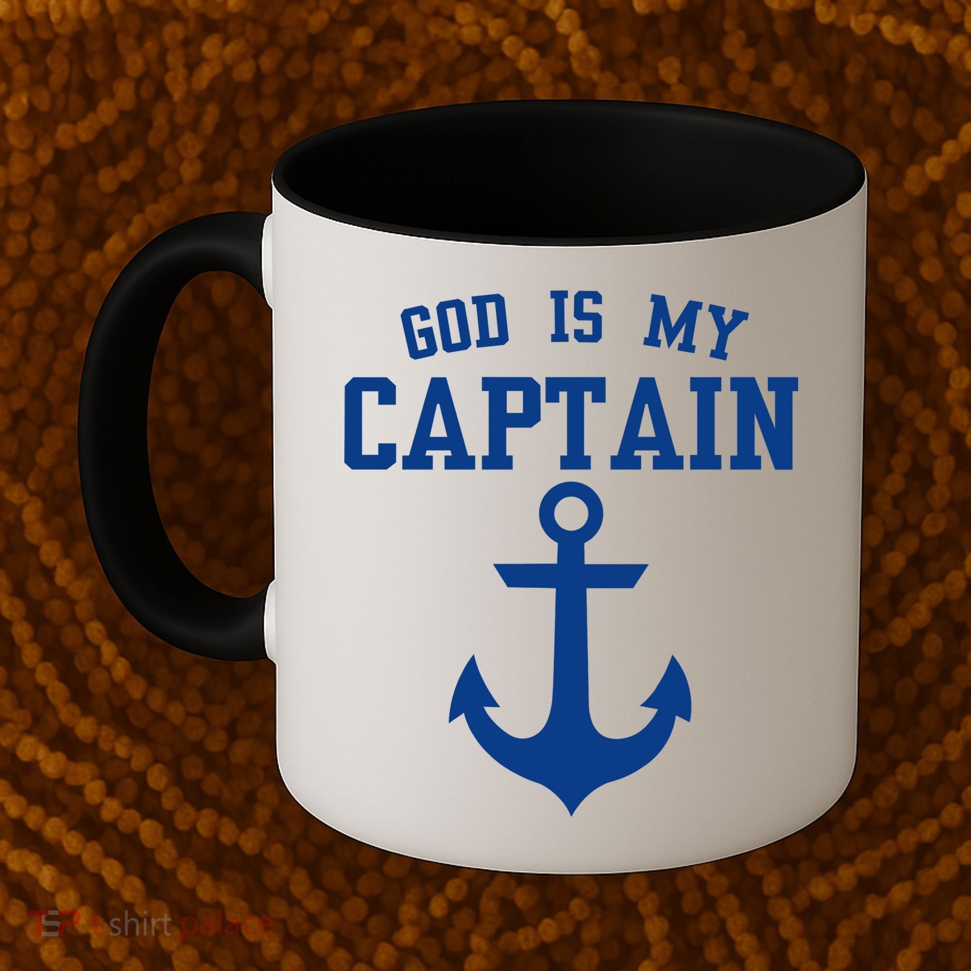 God Is My Captain Coffee Mug