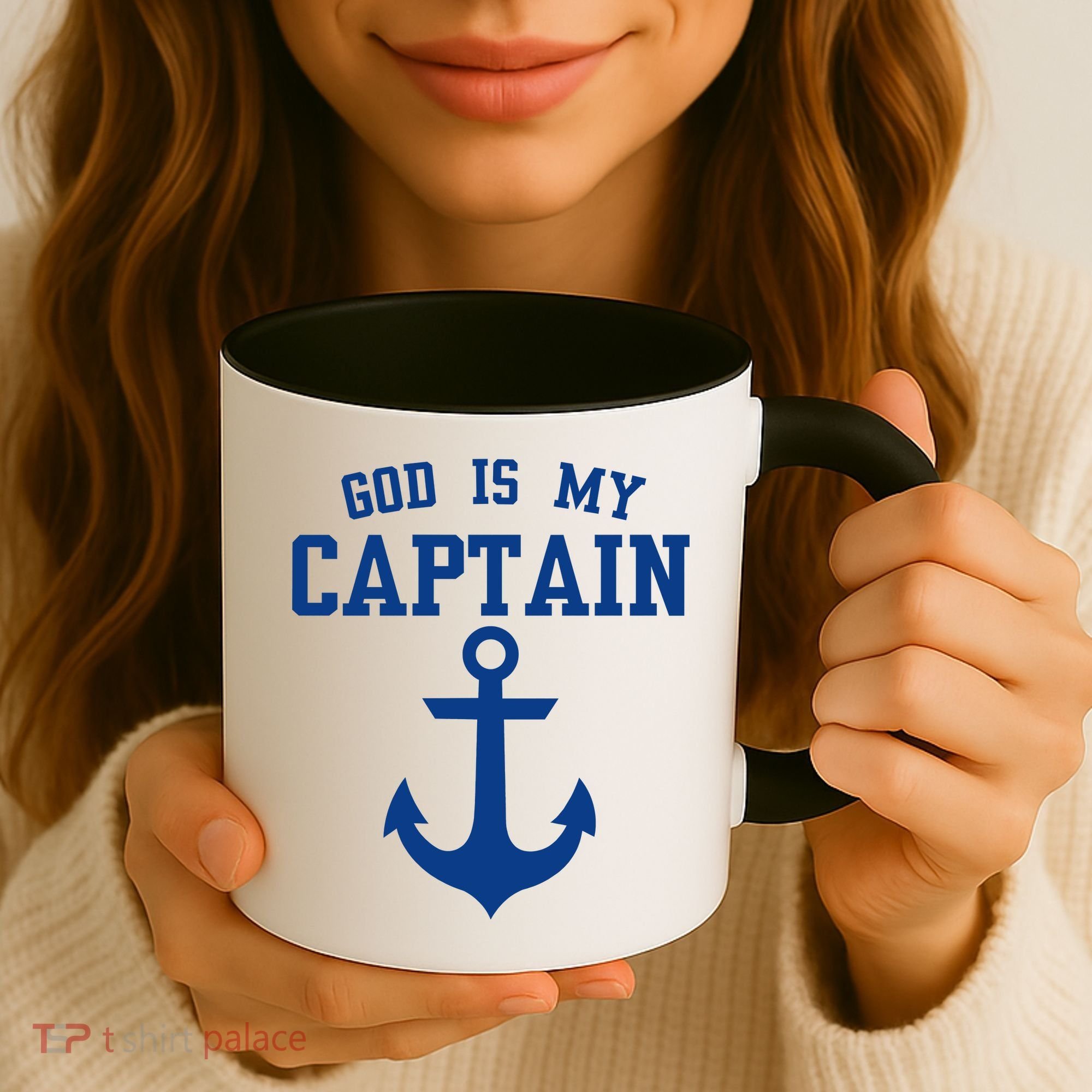 God Is My Captain Coffee Mug
