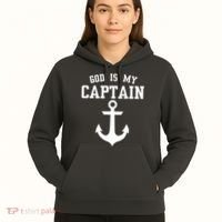 God Is My Captain Hoodie thumb 5
