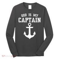 God Is My Captain Long Sleeve Shirt thumb 0