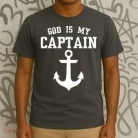 God Is My Captain T-Shirt thumb 3
