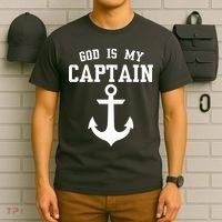 God Is My Captain T-Shirt thumb 6