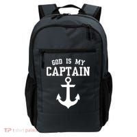 God Is My Captain Backpack thumb 0