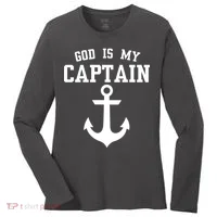 God Is My Captain Women's Long Sleeve Shirt thumb 0