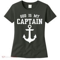 God Is My Captain Women's T-Shirt thumb 0