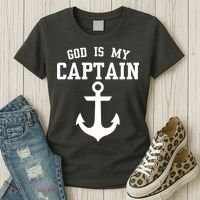 God Is My Captain Women's T-Shirt thumb 3