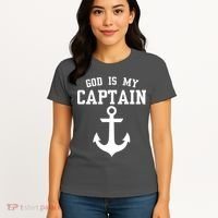 God Is My Captain Women's T-Shirt thumb 4