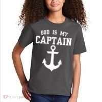God Is My Captain Kids T-Shirt thumb 2