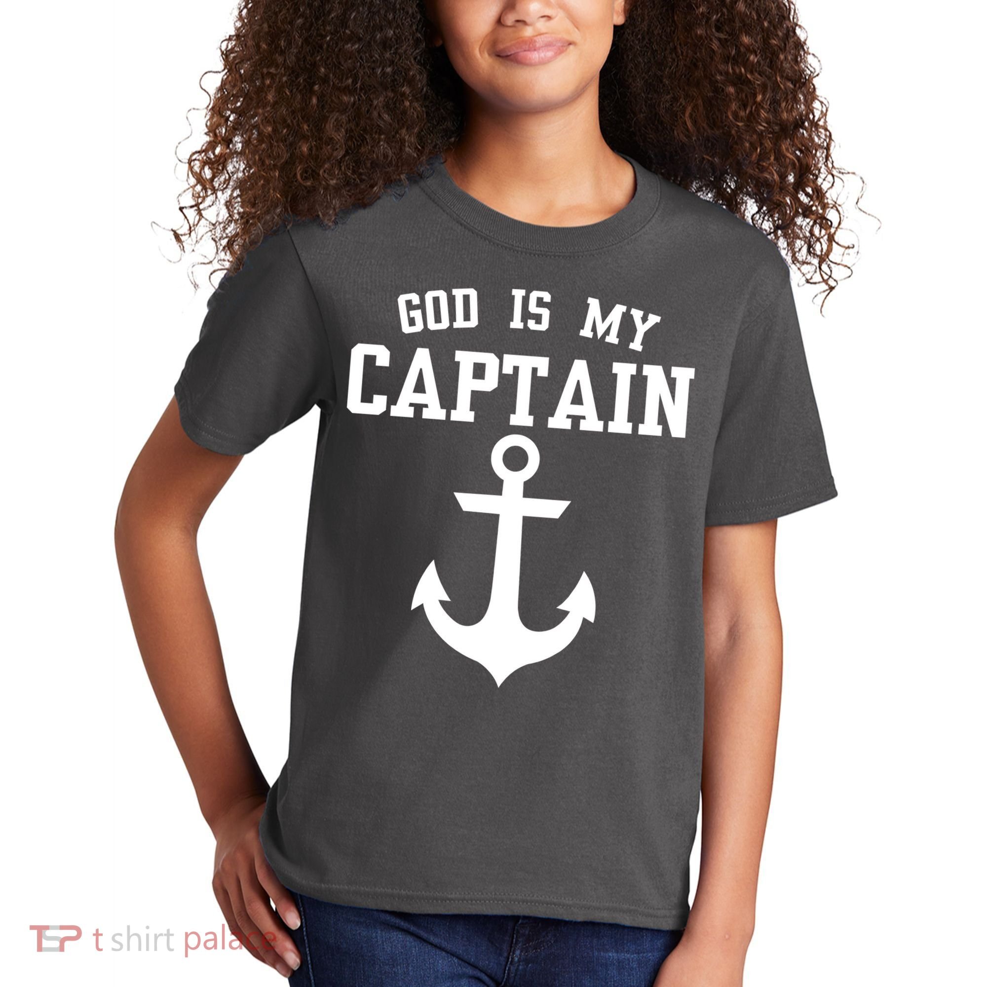 God Is My Captain Kids T-Shirt