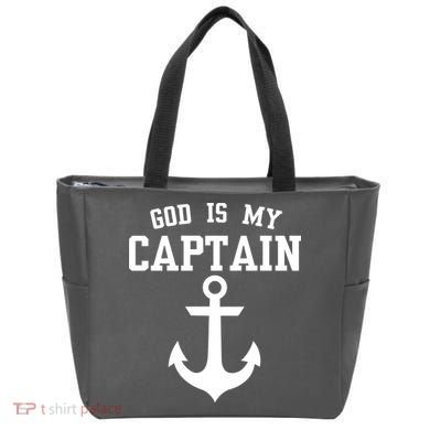God Is My Captain Tote Bag