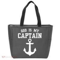 God Is My Captain Tote Bag thumb 0