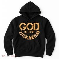 GOD is the Greatest Army Stamp Print Hoodie thumb 0