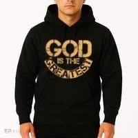 GOD is the Greatest Army Stamp Print Hoodie thumb 2