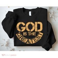 GOD is the Greatest Army Stamp Print Sweatshirt thumb 2