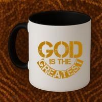 GOD is the Greatest Army Stamp Print Coffee Mug thumb 2