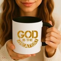GOD is the Greatest Army Stamp Print Coffee Mug thumb 3