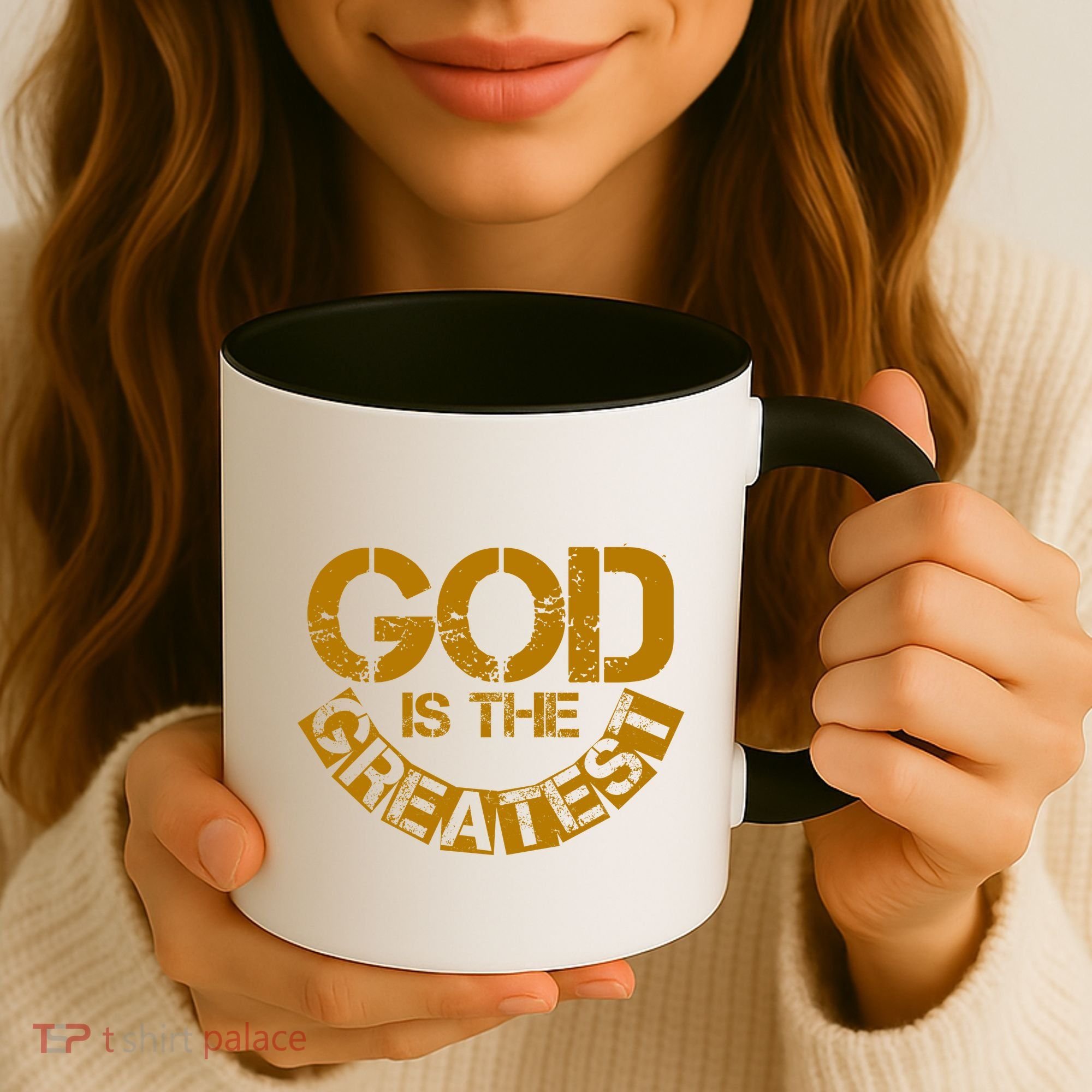 GOD is the Greatest Army Stamp Print Coffee Mug