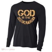 GOD is the Greatest Army Stamp Print Cooling Performance Long Sleeve Crew thumb 0