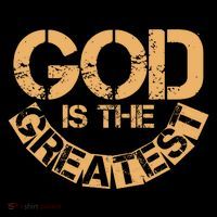 GOD is the Greatest Army Stamp Print Ornament thumb 1