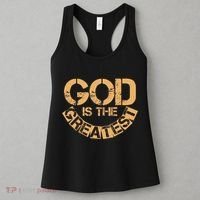 GOD is the Greatest Army Stamp Print Women's Tank Top thumb 3
