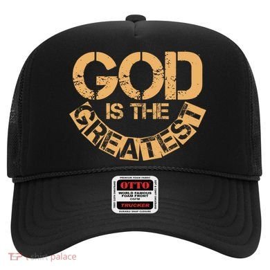 GOD is the Greatest Army Stamp Print Hat