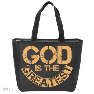 GOD is the Greatest Army Stamp Print Tote Bag