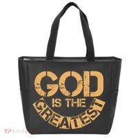 GOD is the Greatest Army Stamp Print Tote Bag thumb 0