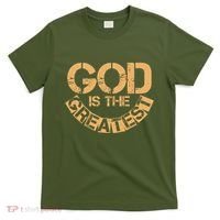 GOD is the Greatest Army Stamp Print T-Shirt thumb 0