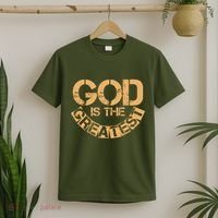GOD is the Greatest Army Stamp Print T-Shirt thumb 2