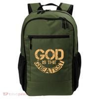 GOD is the Greatest Army Stamp Print Backpack thumb 0