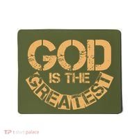 GOD is the Greatest Army Stamp Print Mousepad thumb 0