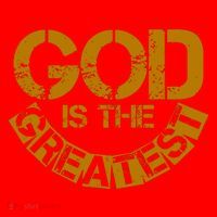 GOD is the Greatest Army Stamp Print Santa Hat thumb 1
