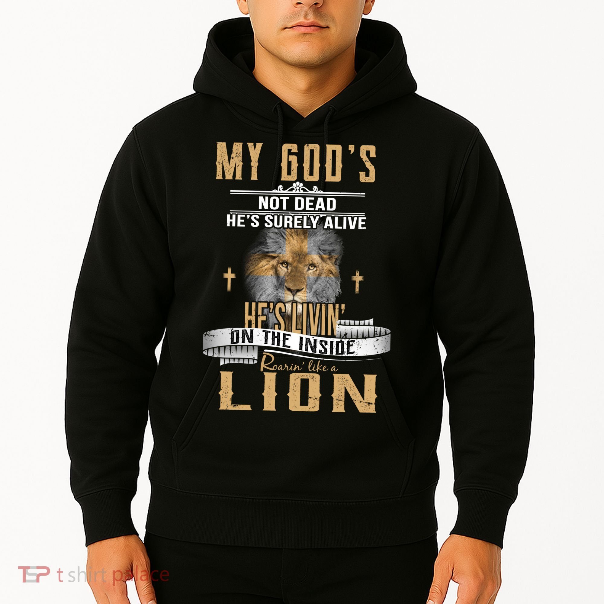God Living On The Inside Roaring Like A Lion Hoodie