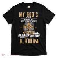 God Living On The Inside Roaring Like A Lion T-Shirt thumb 0