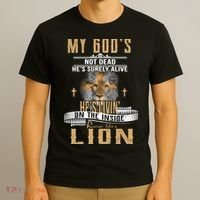 God Living On The Inside Roaring Like A Lion T-Shirt thumb 3