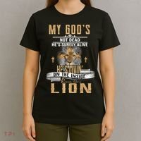 God Living On The Inside Roaring Like A Lion T-Shirt thumb 4