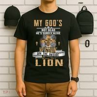 God Living On The Inside Roaring Like A Lion T-Shirt thumb 6