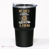 God Living On The Inside Roaring Like A Lion Tumbler thumb 0