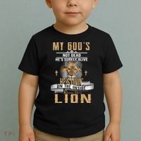 God Living On The Inside Roaring Like A Lion Toddler T-Shirt thumb 2