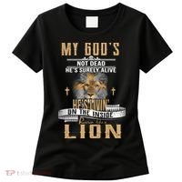 God Living On The Inside Roaring Like A Lion Women's T-Shirt thumb 0