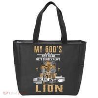 God Living On The Inside Roaring Like A Lion Tote Bag thumb 0
