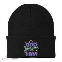 God Loves Me Just Like I Am Beanie thumb 0