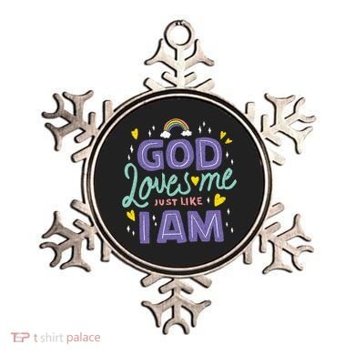 God Loves Me Just Like I Am Ornament