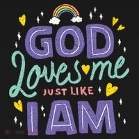 God Loves Me Just Like I Am Ornament thumb 1