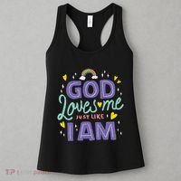 God Loves Me Just Like I Am Women's Tank Top thumb 3